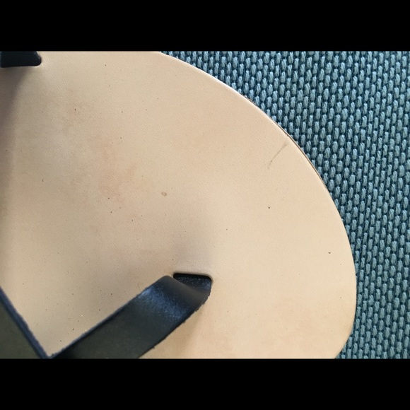 NWT Topshop black leather strappy sandals - Picture 5 of 6